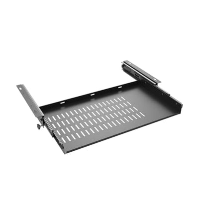 21 inch Sliding Under Desk Laptop Mount Tray with Air Vents - size: 21 Inch