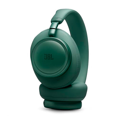 JBL Live 780NC - Noise Cancelling Headphones - Green | JBL Signature Sound with Hi-Res Audio wired and wireless, True Adaptive Noise Cancelling 20, real time calibration - color: Green