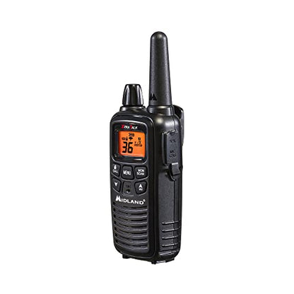 Midland LXT600BBX4 FRS Business Walkie Talkies - Long Range 36-Channel Two-Way Radios with Headsets and Charging Base, NOAA Weather Alerts (8-Pack, Black) | Long Range 36-Channel Two-Way Radios with Headsets and Charging Base, NOAA Weather Alerts (8-Pack,