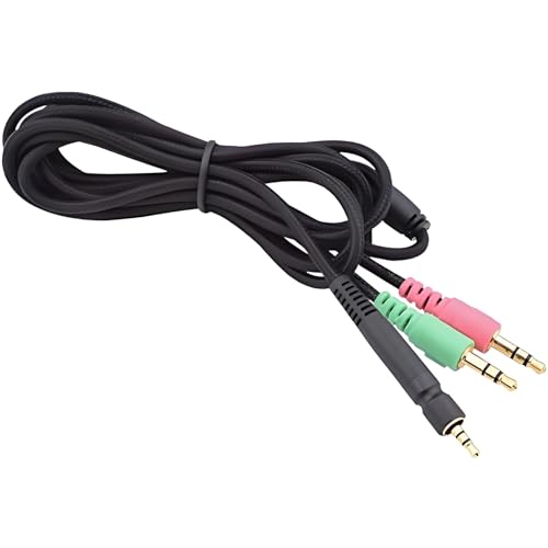 Alitutumao Replacement Aux Cable Aux Cord Compatible with Sennheiser G4ME ONE G4ME Zero, Game ONE, Game Zero, PC 373D, GSP 350, GSP 500, GSP 600 Gaming Headset to Xbox One PS4 PC and Smartphones
