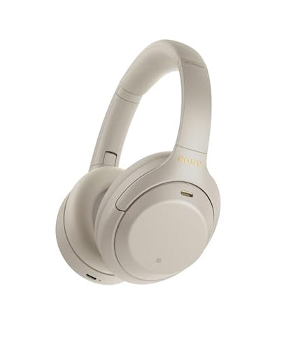Sony WH-1000XM4 Wireless Premium Noise Canceling Overhead Headphones with Mic for Phone-Call and Alexa Voice Control, Silver WH1000XM4 | Mic for Phone-Call, Alexa Voice Control - color: Silver