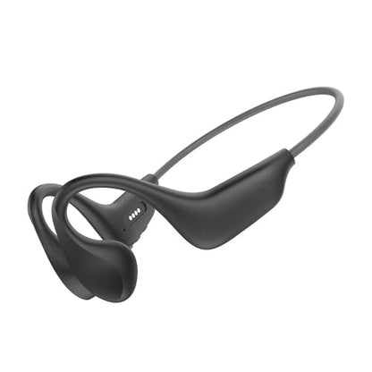 Open Ear Bone Conduction Swimming Headphones, IPX8 Waterproof, 16GB Memory, Bluetooth 5.4, AI Call Noise Reduction, Magnetic Fast Charge, 8.5H Playtime for Swim Run Bike-Black - color: Black