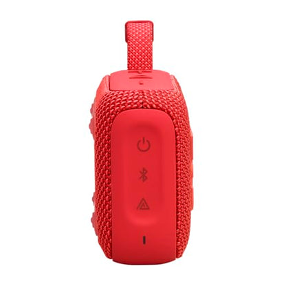 JBL Go 4 - Ultra-Portable, Waterproof and Dustproof Bluetooth Speaker, Big JBL Pro Sound with Punchy bass, 7-Hour Built-in Battery, Made in Part with Recycled Materials (Red) - color: Red