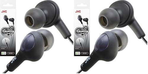 JVC HAFX5B Headphones,Olive Black (Pack of 2) - color: Olive Black, size: One Size (Pack of 2)