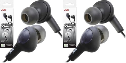 JVC HAFX5B Headphones,Olive Black (Pack of 2) - color: Olive Black, size: One Size (Pack of 2)