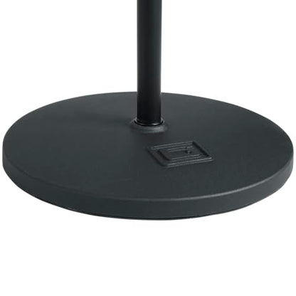 Gator Frameworks Microphone Stand with 12" Weighted Base and Soft Grip Twist Clutch Height Adjustment, (GFW-MIC-1200) - style: 12" Weighted Base