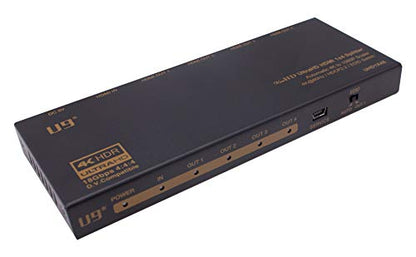 U9 ViewHD 1 in 4 Out HDMI 2.0 18Gbps 1x4 Splitter with Automatic 4K to 1080P Downscaler / 4K@60Hz / HDR and Dloby Vision/HDCP 2.2 to HDCP 1.4 Converter/Model: UHD1X4S - color: 1x4 | 4K to1080P Auto Scaler, size: v2.0 | 4K@60Hz