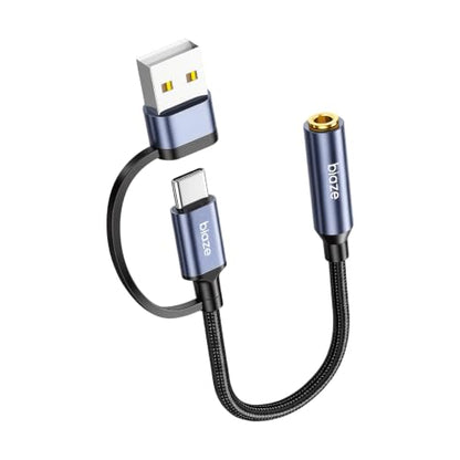 USB C to 3.5mm Audio Headphone Adapter,Type c to Aux Female Cable for 16 15 Plus, S24 S23 S22 S21 S20 Ultra Pixel MacBook and More Type c Devices