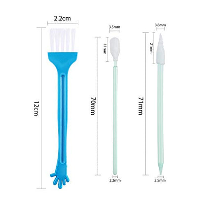 Tatuo 16 Pcs Cell Phone Cleaning Kit USB Charging Port Dust Plugs and Speaker Headphone Jack Camera Cleaning Brush Set for Daily Phone Clean Protect Task