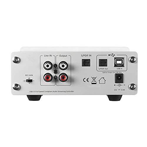 HP-DAC1 Digital to Analog Converter/Headphone Preamp DAC with S/PDIF, Line, USB Input for PC/Laptop