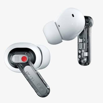 Nothing Ear (3) Wireless Earbuds Super Mic 45dB Hybrid Active Noise Cancelling Bluetooth Headphones Hi-Res 6 Mics, 12mm Dynamic Bass Boost, Dual Connect ANC Sport Ear Buds for iPhone Android, White - color: White
