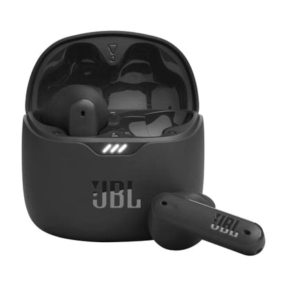 JBL Tune Flex - True Wireless Noise Cancelling Earbuds (Black), Small | JBL Pure Bass Sound, Active Noise Cancelling with Smart Ambient, 4 mics for perfect calls, Up to 32 hours of battery life - color: Black