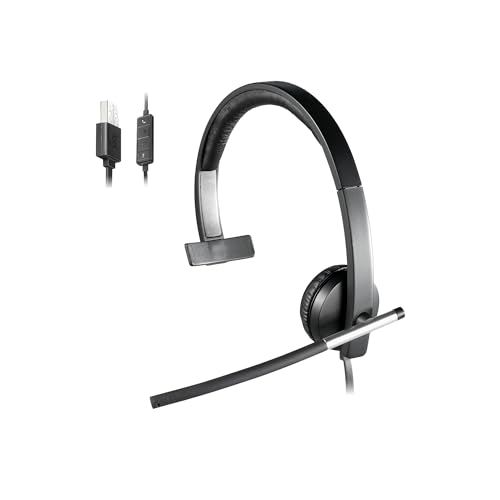 Logitech USB Headset Mono H650e (Renewed)