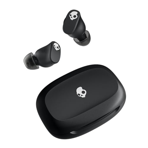 Skullcandy Smokin’ Buds 360 Wireless Noise Isolating Earbuds - True Black | In-Ear Fit, Bluetooth, 20 Hours Battery, IPX4 Sweat and Water Resistant, Microphone for iPhone Android, Commuting, Studying - color: True Black