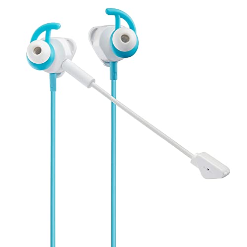 Turtle Beach Battle Buds In-Ear Gaming Headset - Mobile & PC with 3.5mm, Xbox Series X, Xbox Series S, Xbox One, PS5, PS4, PlayStation – Lightweight, In-Line Controls, White/Teal