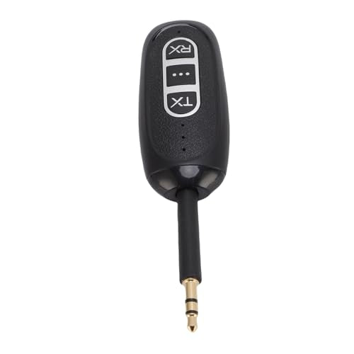 Sorandy Bluetooth 5.4 Transmitter and Receiver 2 in 1, Wireless Audio Adapter with Ultra Low Latency & Rotatable Audio Jack, Ideal for Smartphones, Tablets & Laptops