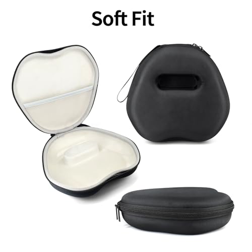 Headphone Case for Edifier W820NB Bluetooth Noise Cancelling Headphone, Headphone Bag Compatible with EDIFIER Free Pro, Mesh Bag for USB Cables, Chargers and Other Accessories, Headset Case Travel Bag