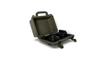 DemerBox: Waterproof, Portable, and Rugged Outdoor Bluetooth Speakers. Loud Sound, 40+ hr Battery Life, Dry Box + USB Charging, Multi-Pairing Party Mode. Built to Last + Fully Serviceable (Green DB1) - color: Pesaro Green