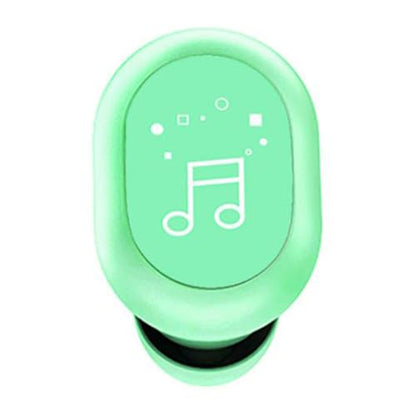Fabater Single Ear Bluetooth Headset, BT 5.0 3 Hour Playtime Mini Wireless Earbuds, Truck Driver Headset with Touch Control Dual Interconnection IPX4 Sweatproof for Smart Phones PC TV (Green) - color: Green