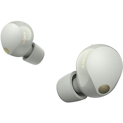 Sony WF-1000XM5 True Wireless Noise-Canceling Earbuds, Alexa Built-in, Bluetooth, in-Ear Headphones, Up to 24h Battery, Quick Charge, IPX4, Works with iOS & Android - Silver/Gold International Version - color: Silver