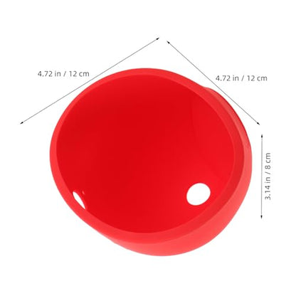 DOITOOL Silicone Echo Speaker Cover: Smart Speaker Protective Case Waterproof & Dustproof - Silicone Protector Portable Compatible for Amazon - color: Red