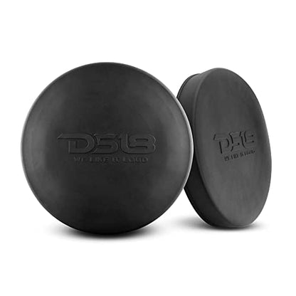 DS18 Hydro CS-10/BK 10" Silicone Marine Speaker Cover - Water, Dust and UV Rays Protection - Compatible with Tower Speakers - Great Durability - Special Edition (Pair) - color: Black, size: 10 Inches