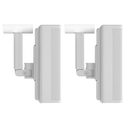 (2 Pack) Adjustable Speaker Wall Mount for Bose Speaker Mount, Ceiling & Wall Mount for Bose UB-20, UB-20 Series II, WB-50 II, Lifestyle Series, Soundtouch Series, Cinemate, Acoustimass Series White - color: White