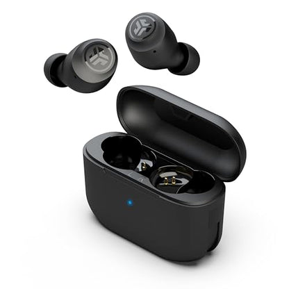 JLab, Go Air Pop, True Wireless Earbuds, Bluetooth 5.1, Dual Connect, IPX4, EQ3 Sound Settings, Black - color: Black