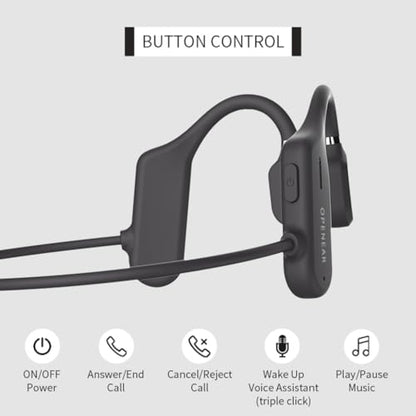 Open Ear Headphones with mic Bluetooth 5.0 for Sport Running Jogging Cycling Hiking with Long Battery Life Lightweight and Comfortable