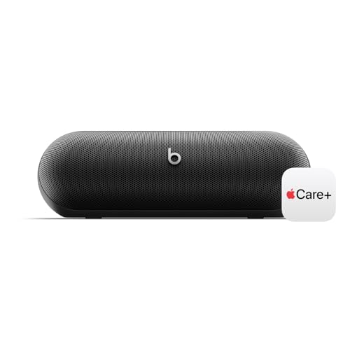Beats Pill - Wireless Bluetooth Speaker with AppleCare+ (2 Years) - Matte Black - color: Matte Black, style: With AppleCare+