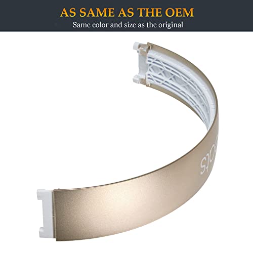 by Dre Studio 2 Headband Replacement Parts as Same as The OEM Arch Band B0501 Accessories Compatible with Beats by Dr. Dre Studio2 Wired/Wireless (Model B0500/B0501) Headphones (Gold) - color: Gold