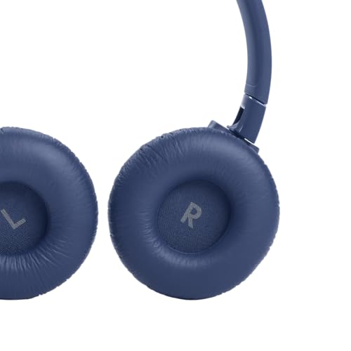 JBL Tune 660NC - Active Noise-Cancelling Headphones - Blue | Active Noise Cancelling, JBL Pure Bass Sound, Up to 44 hours of battery life with ANC, Wireless Bluetooth Streaming - color: Blue