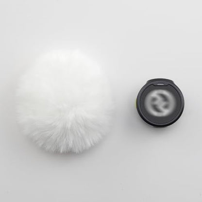 LEFXMOPHY 2-Pack Furry Windscreen for Hollyland Lark M2 Transmitter, White Microphone Furry Wind Screen - color: WHITE