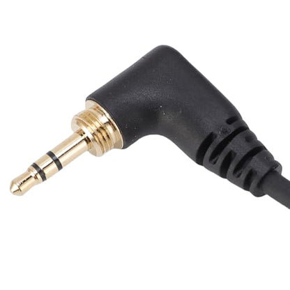 Replacement Spring Sound Cable for EAHDJ1200 Headphones, Coiled Extension Cord 140-330cm with 3.5mm Plug and 6.35mm Adapter for Studios and DJ Booths