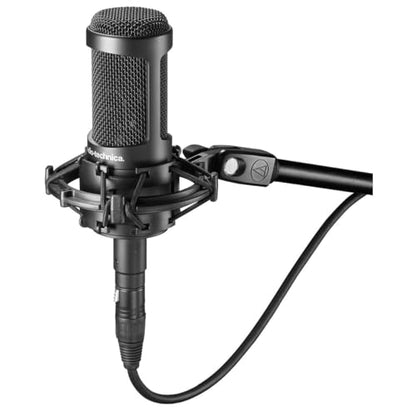 Audio-Technica AT2035 Cardioid Condenser Side-Address Microphone, Bundle