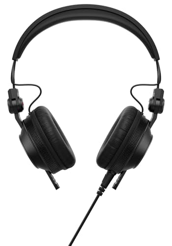 Pioneer DJ HDJ-CX Professional On-Ear DJ Headphones - Black Bundle with Case, Stand, and Austin Bazaar Polishing Cloth - color: HDJ-CX, style: Black