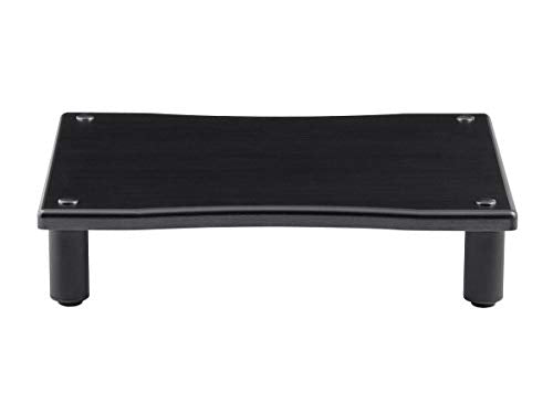 Monolith Amplifier/Component Stand XL - Open Air Design, Scratch-Resistant, Hold up to 200Lbs., Perfect Way to Organize AV Components, Black