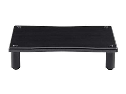 Monolith Amplifier/Component Stand XL - Open Air Design, Scratch-Resistant, Hold up to 200Lbs., Perfect Way to Organize AV Components, Black