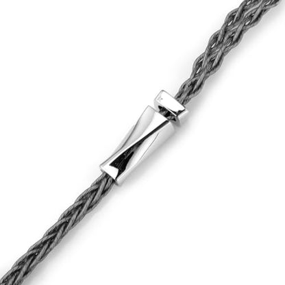 FAAEAL MMCX Connectors 8N Single Crystal Copper Silver Plated Mixed Cord Compatible with Sennheiser IE900 IE600 Shure SE535 SE315 UE900s TIN Audio T2 T3 BGVP Earphone 3.5mm Plug