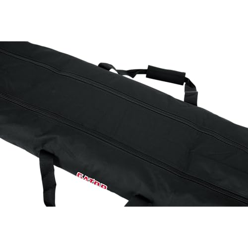 Gator Cases Dual Compartment Stand Carry Bag with 50" Interior; Holds Speaker, Microphone or Lighting Stands (GPA-SPKSTDBG-50DLX) - size: 50" Long - Dual Compartment