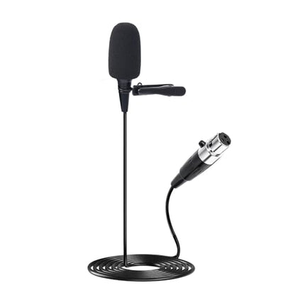 Lavalier Microphone, Cardioid Condenser Clip On Microphone, Lapel Microphone Compatible with AKG/Samson Microphone Wireless System, Mini 3 Pin XLR Plug, Ideal for Lectures, Theater, Actors - size: Mini 3 Pin XLR (TA3F) Plug