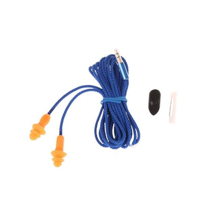 Noise Isolating Earbuds Earphone with Clear Sound for Sports and Travel Comfort Fit Earplugs Headphones Blue - color: Blue