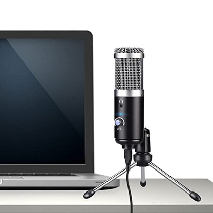 USB Microphone, Plug & Play Real-Time Ear Tracking, Sensitive Pickup, Good Noise Reduction, Suitable for a Variety of Occasions
