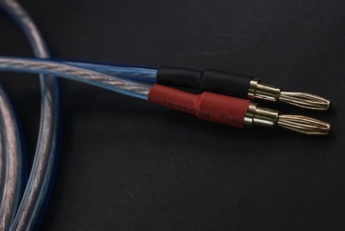 KK ZB-SB 1pair Set(4banana&4pin) HiFi OFC Speaker Wire, Banana Plug to Pin Type Plug, 1.5M(4.92ft)/3M(9.84ft)/5M(16ft)/7M(22.9ft), KK ZB-SB - size: 16 ft