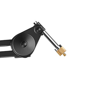 Anwenk Mic Stand Adapter 5/8 to 1/4 Adapter Standard Mic Thread Screw Adapter (Brass) Microphone Stand Adapter to Tripod Adapter, 2 Pack