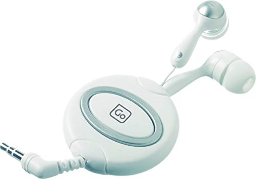 Go Travel Retractor Phones, Off-White, One Size