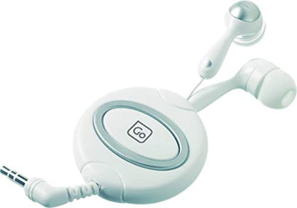 Go Travel Retractor Phones, Off-White, One Size