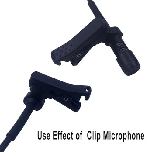 2pc ABS Plastic Lavalier Microphone Tie Clip for S Ony UWP for Sennheiser for S aramonic for Shure for Boya Buckle Lavalier Mic Clip (6.5mm) - size: 6.5mm