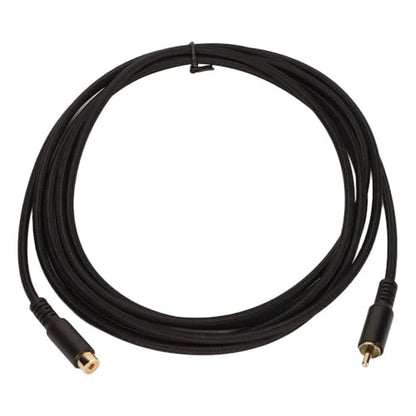 for RCA Extension Cable Male to Female Gold Plated Digital Analog AV RCA Coaxial Cord for HDTV DVD Player Subwoofer Speaker(1.8m/5.9ft) - size: 1.8m/5.9ft