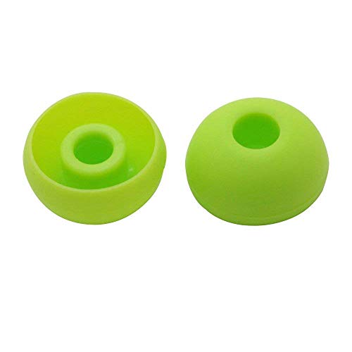 8pcs Silicone Eartips Earbuds Replacement Ear Tips Compatible with Beats by dr dre Powerbeats 3 Stereo Wireless Earphones (Green) - color: Green